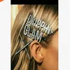 21 Styles Women Handmade Rhinestone Barrette Capital Letters One Word Hairpin Clip Side Bangs Styling Night Party Hair Accessor