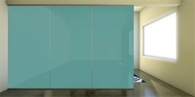Lacquered Glass/Back Painted Wardrobe Sliding Door Painted For Kitchen