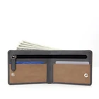 Leather Wallet Money Clip Wallet 2020 New Style Leather Bifold Mens Wallet Money Clip With Zipper