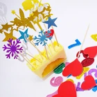 2020 Multi-colored Glitter Cake Topper Supplies for Birthday Party Decorations