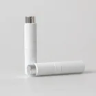 8ml pearl white glass spray perfume bottle rotary aluminum fragrance atomizer