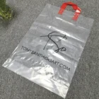 100% Biodegradable Material Eco-Friendly Custom Loop Handle Plastic Carry Bag For Shopping