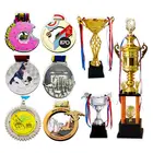 Zinc Custom Metal Medal Soccer Swimming Spinning Sports Trophies And Medals Medals Custom Medal Metal Medallion