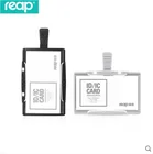 HOT selling REAP creative light plastic ID card holder in both vertical and horizontal
