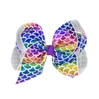 High quality girls grosgrain hair bow clips accessories jojo siwa bows with clip for sale