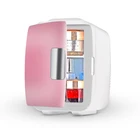 Wholesale cheap 4L white yellow thermoelectric mini refrigerator fridge for home