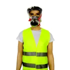 reflective safety vest knitted polyester road work highlight