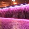 Waterfall Fountain Water Feature Outdoor Water Wall LED Lights Water Fountain