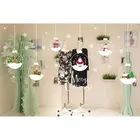 Custom shop glass wall graphic vinyl display decals sticker cling christmas window decoration