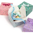 Decorative Gifts Cupcake Gift Boxes Foldable Decorative Cupcake Party Favors Bridesmaid Gifts Small Cardboard Boxes