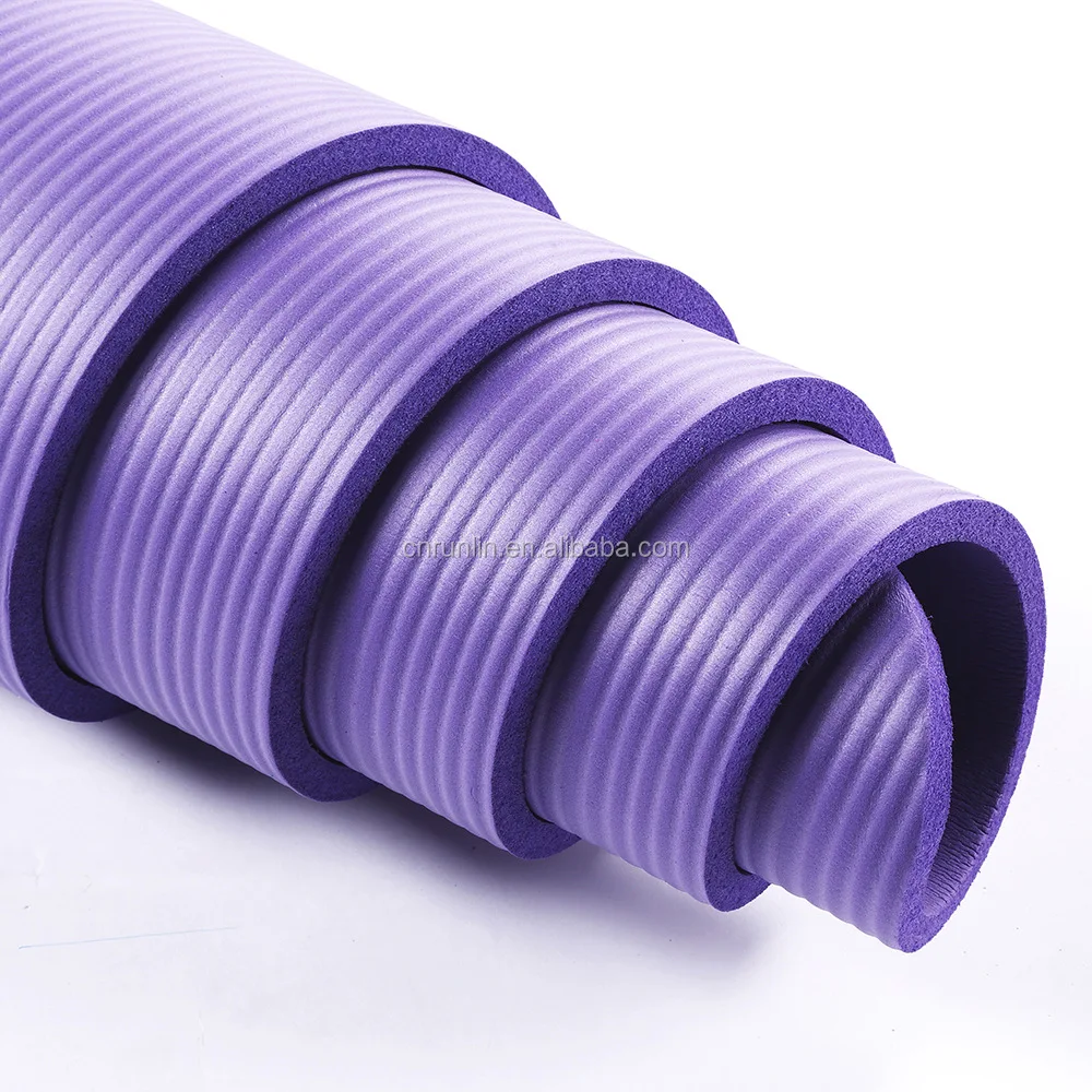 Yoga-im Freien Mat Solider Color Anti Tear-Antibeleg 183*61*1CM Turnhalle Pilates NBR 5