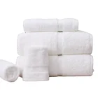 Hot Towel Manufacturer Towels Hot Sale 100% Cotton White Woven Hotel Face Cloth Bath Towel