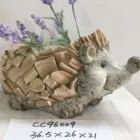 new design hedgehog flower pot garden decoration out door green plant