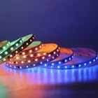 custom top quality SMD 5050 chip ws2811 12v 24v addressable RGB led flexible strip light wiht 2 years warranty
