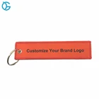 Cugle Woven Keychain With Custom Logo Embroidery Wholesale Usage Souvenirs Promotional Advertizing Keychain