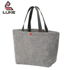 Custom Shopping Bag Fashion Ladies Single Shoulder Bag Grey felt Tote bag