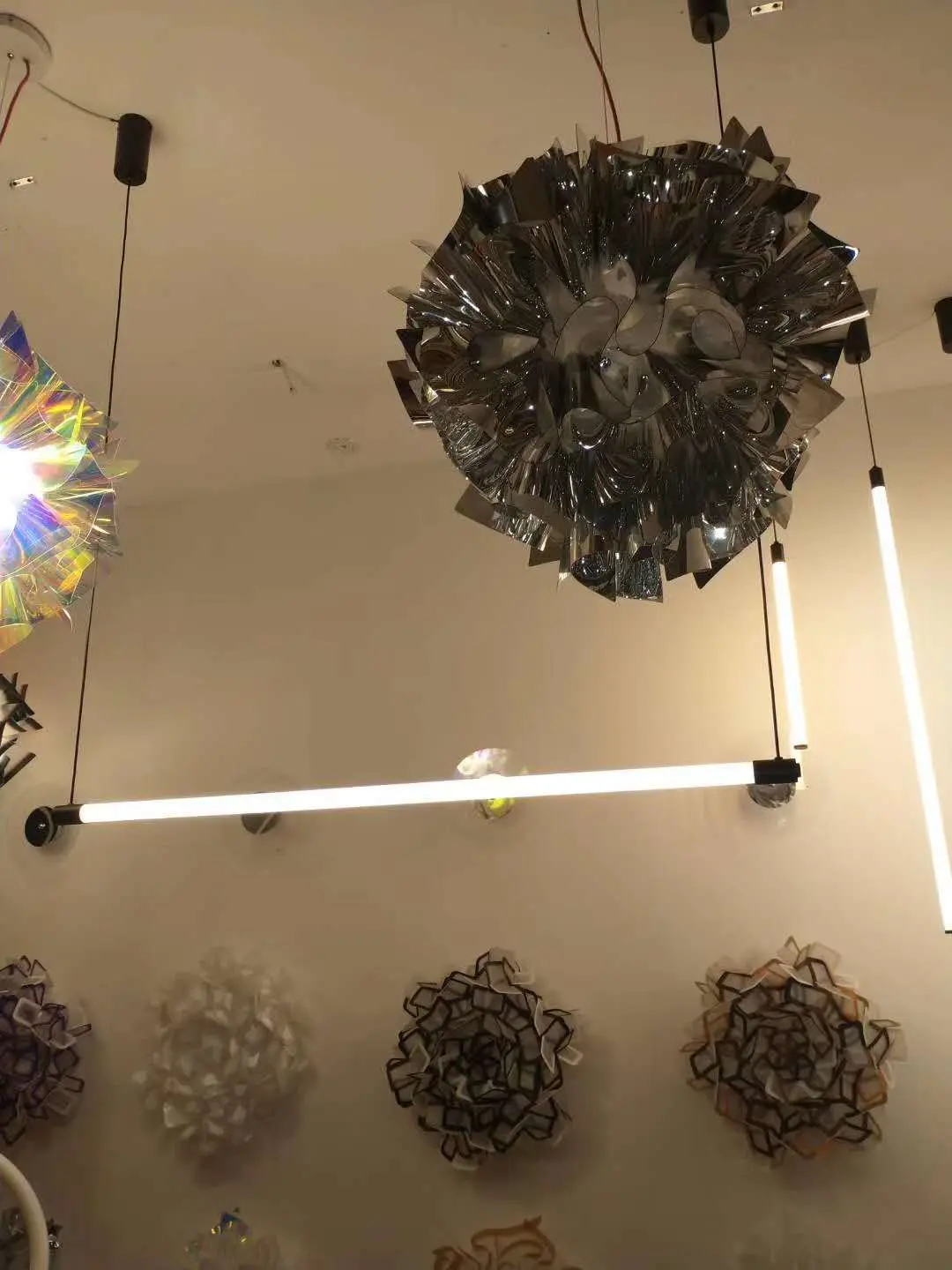 Factory price 360 degree luminous slim acrylicstraight LED linear tube for living room bedroom table light