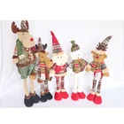 Plush Handmade hanging decor dolls ornament home decoration santa snowman elf reindeer christmas doll