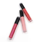 OEM Cosmetic Manufacture High Quality Waterproof Fast Drying Glitter lip gloss with private logo