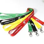 Wholesale High Quality Lanyards With Logo Custom No Minimum Order Free Sample ID Card Lanyard For Sale