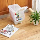 Jewelry Custom Household Heavy-duty PP Plastic Storage Bin Box with Wheels Lid