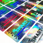 Custom warranty label one time used hologram anti tamper stickers
