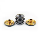 Custom new design high quality double flat side metal helmet snap buttons