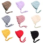 Cute Baby Hat Unisex Cotton Beanie Hat Winter Autumn Fluffy Hat for Kids