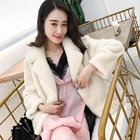 2019 Wholesale Women Luxury Short Mink Fur Jacket Coat for Winter