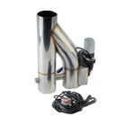 3 INCH 304 stainless steel type Y pipe adjustable car exhaust cutout valve 12v electric with switch