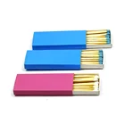 Match Matches Custom Logo Printing 3.8inch Cigar Box Match White Head Wooden Long Safety Matches