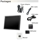 15inch open frame industrial tft lcd monitor HD-MI BNC VGA USB AV