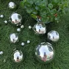 Decorative Decoration Stainless Steel Garden Large Sphere Decorative Hollow Ball