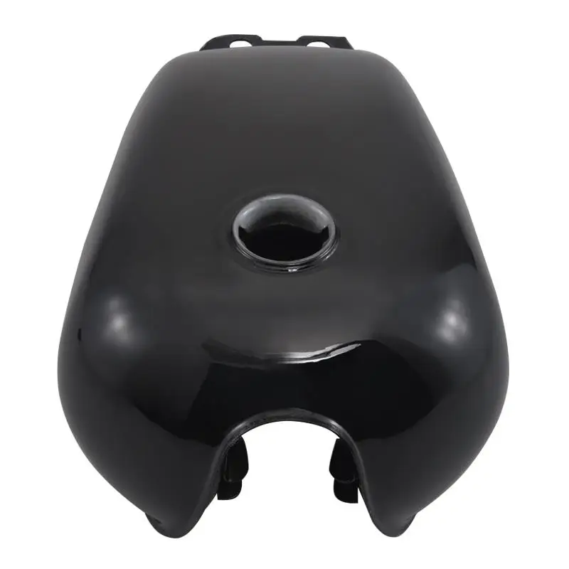 Vivid Black Motorcycle 9L 2.4 Gallon Fuel Gas Tank Cover For Suzuki GN125 GN250