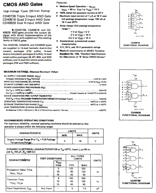 cd4073be cmos and gates 2sc5200/2sa1943, ds1990a-f5, ic