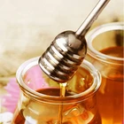 Stick Spoon Stainless Steel Honey Dipper Stick Stirrer Honey Spoon Dipper