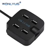 Wholesale high speed in desk charging charger Usb 2.0 hub with mobile phone bracket