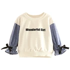 Mudkingdom Toddler Pullover Sweatshirt Shirt Sleeves Stylish Hoodies For Kids Girls