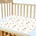 Baby Waterproof Sheet Urine Changing Pads Washable Soft Jacquard Portable Diaper mat