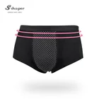 OEM Custom Design Logo Seamless Briefs Shorts Modal 100% Cotton Underwear Boxer For Men