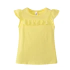 stock new fashion girls tunic dress flutter sleeve tunic tops