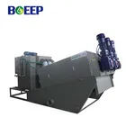 alcohol waste water treatment volute sludge dehydration multi-plate type rotary filtration press system for sale