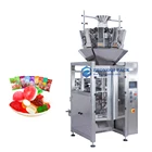 Vertical Cotton Candy Automatic Coconut Gummi Candy Bar Counting Packaging Machine For 1 Kg Sugar