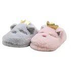 Cartoon Animal Slippers Hot Sale Warm Autumn Winter Cute Cartoon Animal Short Plush Home Indoor House Ladies Slippers