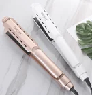 220V gold electric wide plate ceramic hair straightener wet&dry both use flat iron
