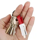New product ideas customized 3 in 1 magnetic charging cable creative gift keychain usb cable for wholesale