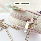 Bag Lady Hand Bags Bag Lovely Woven Bag Lady Chain Single Shoulder Bag Small Hand Bags For Girls /women