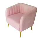 Living Room Furniture Luxury Velvet Modern Style Sofa Living Room Sofa Furniture Single Sofa
