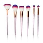 Professional 6Pcs wood Handle Makeup Brush Set