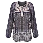 New femme vintage blouse shirt dresses women casual